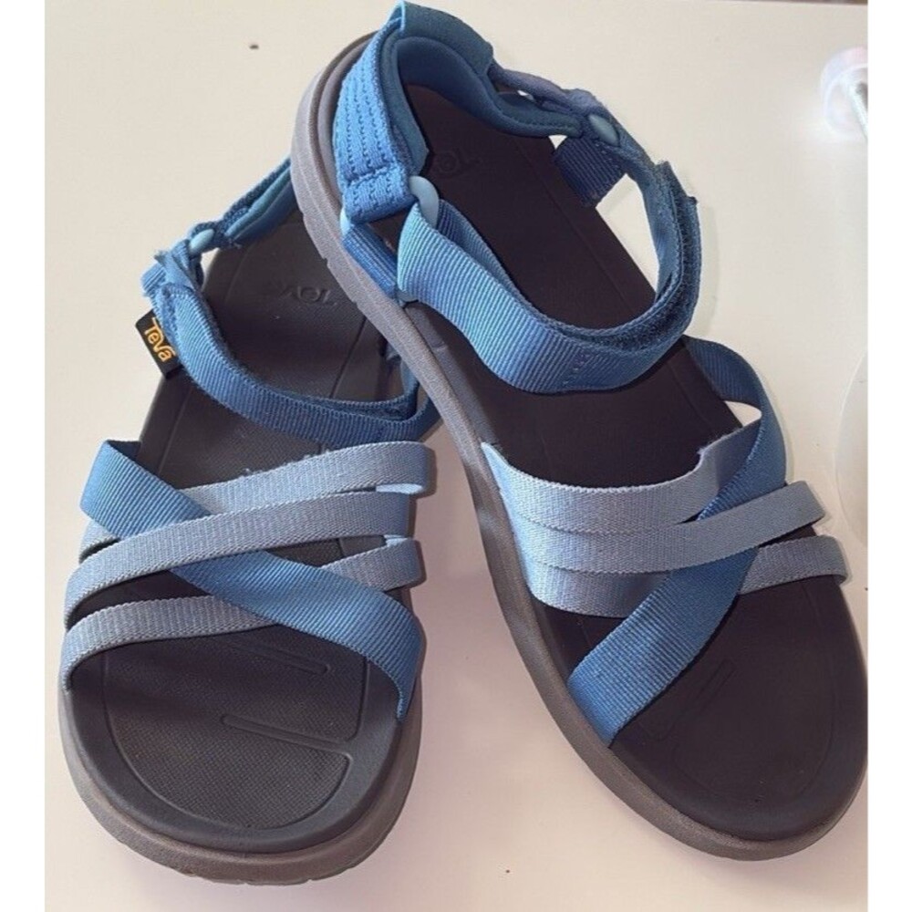 TEVA Women's Tirra Hiking Outdoor Sandals Size US 9 Bering Sea Blue Comfort Wear